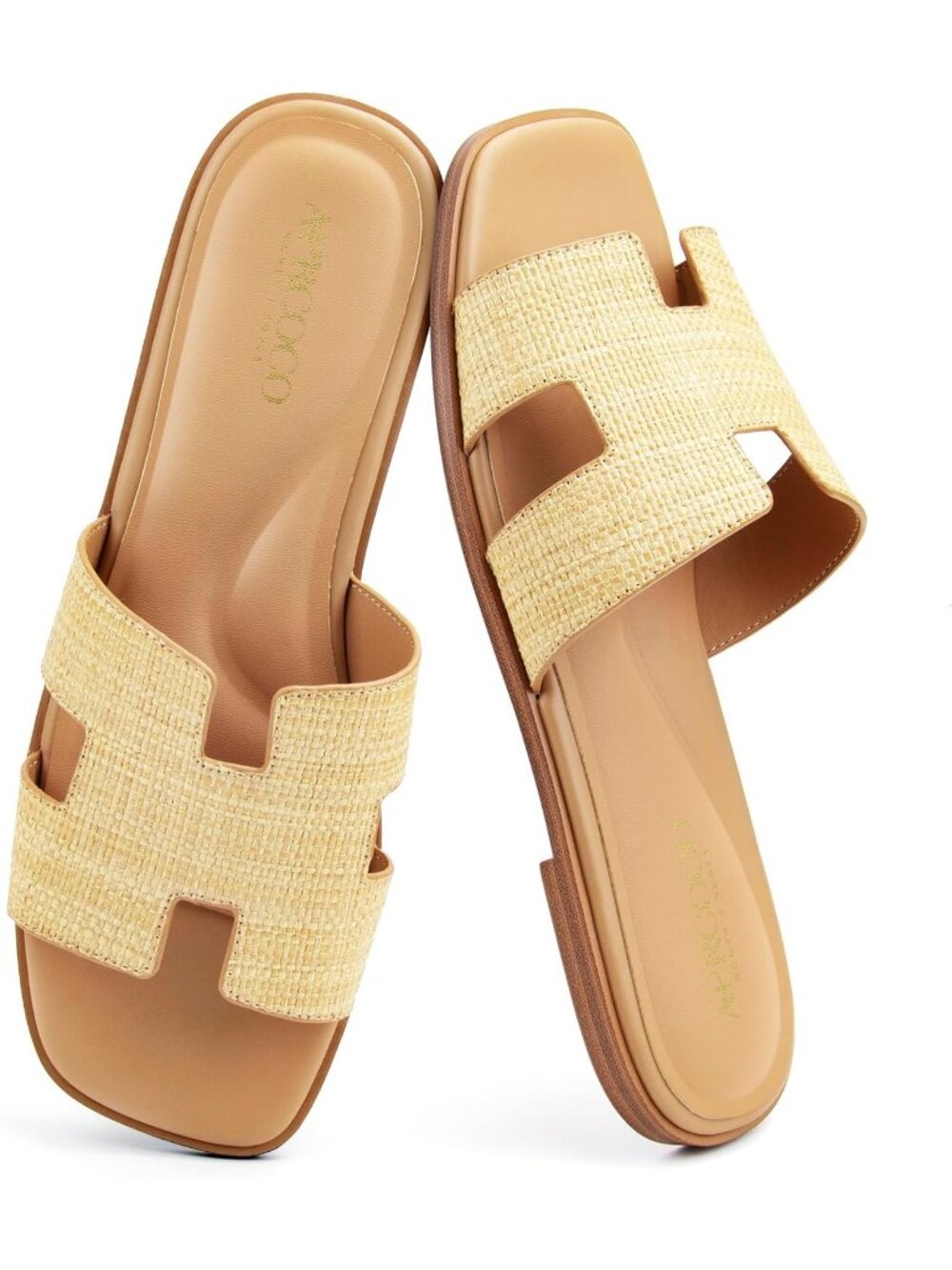 🆕Women's Raffia Flat Sandals Dressy Classic Summer Beach Vacations Sandals